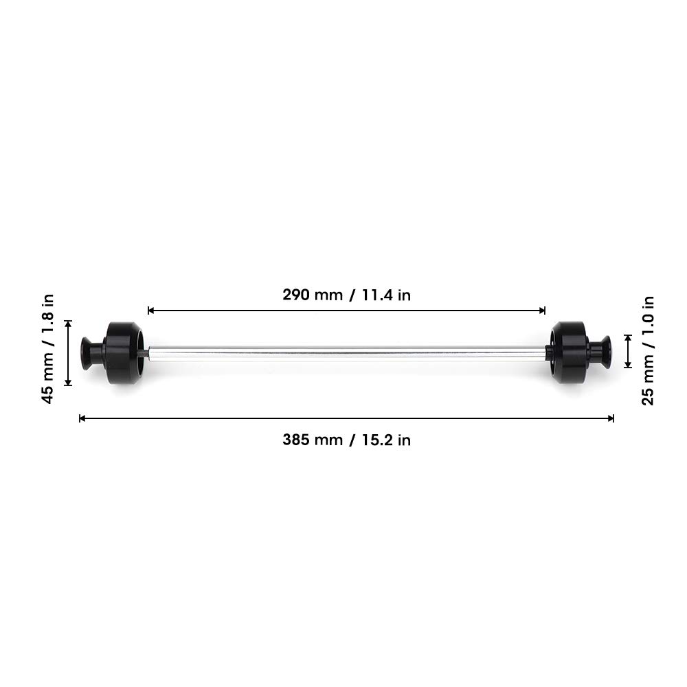 Bobine per braccio oscillante posteriore, slitte per forcella per Yamaha MT-07 FZ-07 XSR700 2014-2020, supporto per moto con viti a vite, protezione antiurto (Rosso)
