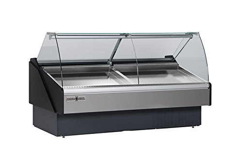 KFM-SC-50-S Seafood Case Curved Glass