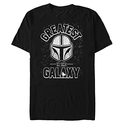 T-Shirt Homme Star Wars Galaxy Best Dad en coton noir confortable