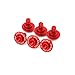AnXin CNC Aluminum 6 PCS Mudguard Upside Down Damping Fork Guard Bolt for CR125R CR250R 97-07 CRF250R 04-21 CRF450R 02-21 CRF250RX 19-21 CRF450RX 17-21 CRF250X 04-19 CRF450X 05-21 CRF450L 19-20