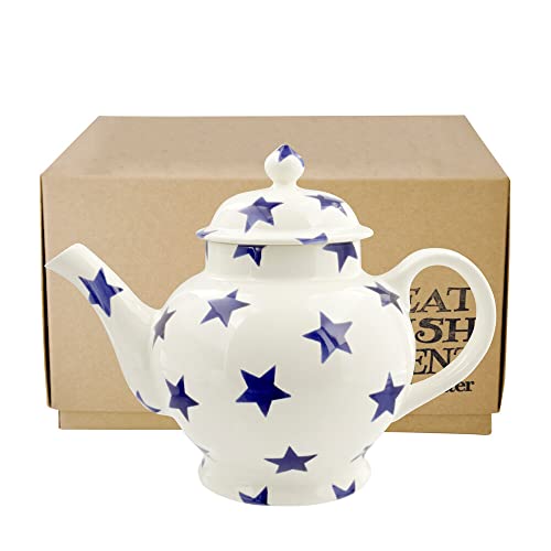 Emma Bridgewater Blue Star 4 Mug Teapot (Boxed)