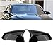 Door Mirror Covers,Glossy Black Mirror Cover Caps Replacement Side Mirror Caps For for BMW BMW F20 F22 F23 F30 F31 F32 F33 F36 F87 M2 X1 E84 (Gloss Black)