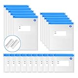 Reusable Vacuum Zipper Bags, 20 Sous Vide Bags for Anova and Joule Cookers, 3 Sizes Reusable Storage...