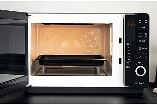 Hotpoint MWH 26321 MB Flatbed Extra Space Microwave, 23 auto cooking programs, 800W, 25L, Black