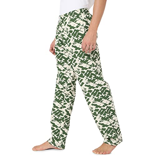 Image of Underjeans Men Black /White Cotton Pyjama