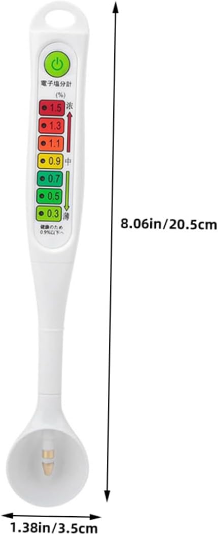 Ciieeo Digital Salinity Tester for Accurate Food Measurements High Precision Salt for Cooking Brine and Soups Use Electronic Salinometer for Home and Restaurant Use