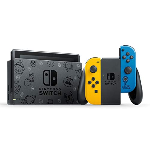 Mytrix Switch Battle Royale FN Wildcat Edition with US Version AC Adapter, 128GB MicroSD Card, Screen Protector - Pre-Installed Game, Epic Outfits and 2000 V-Bucks Included - Thumbnail 2