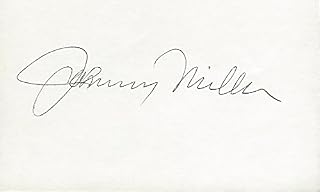 Johnny Miller Autographed Golf 3x5 Inch Index Card - 1973 U.S. Open Champion - 1976 The Open Championship