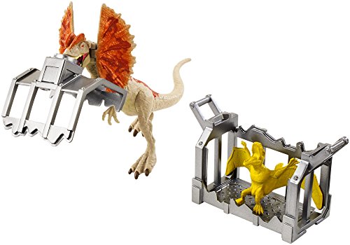 Mattel Jurassic World Destruct-A-SAURS Dilophosaurus & Compsognathus