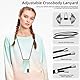 Vauki handyband für Samsung Galaxy A26 5G Hülle mit Band, Handyhülle Silikon Transparent zum Umhängen Stoßfest mit Kordel Necklace Schnur TPU Bumper Durchsichtig Case Samsung A26 5G, Schwarz