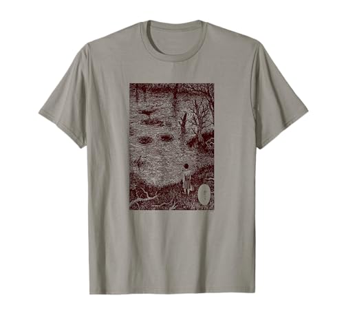Junji Ito Girl By Pond T-Shirt