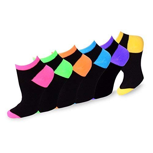 Cute Colorful Low Cut Ankle Socks for Women Girls 9-11 Cotton Acrylic Novelty 6 Pairs Socks Gift for Her School2