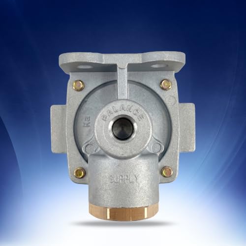 Image of TORQUE QR-1C Quick Release Valve for Heavy Duty Air Brake Systems, Replaces Bendix 289714 289714N, Haldex 289714X KN32041, Velvac 034012 34012, Mack 25175160 (TR289714)