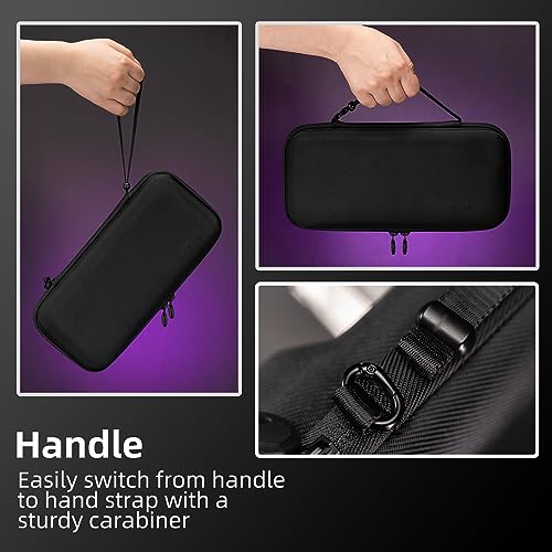 Image of Skull & Co. GripCase Bundle for ROG Ally: Soft Protective Case with Textured Grips Full Protection and Stand, Shock-Absorption Non-Slip and Anti-Scratch Cover Design [with Slim Carrying Case] - Black