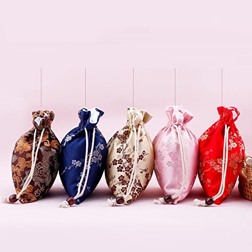 4 Bolsitas Sachet con Estampado de Flor de Ciruelo 13x15cm miniatura 2