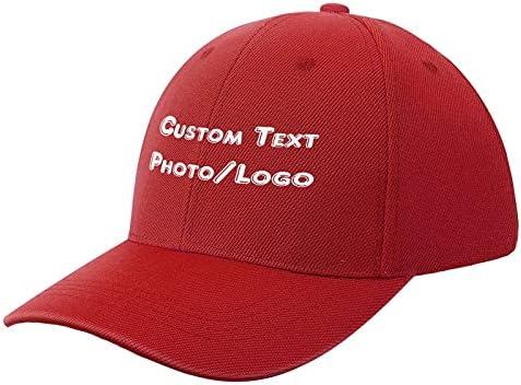 XIAYPRL Customised Baseball Cap with Text/Logo/Photo for Women Men Girls Boys, Personalised Adjustable Trucker Caps Casual Snapback Cap