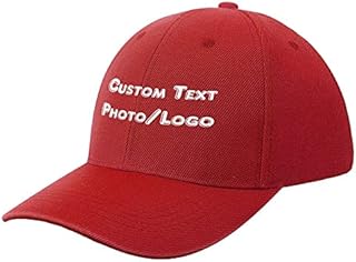 XIAYPRL Customised Baseball Cap with Text/Logo/Photo for Women Men Girls Boys, Personalised Adjustable Trucker Caps Casual Snapback Cap