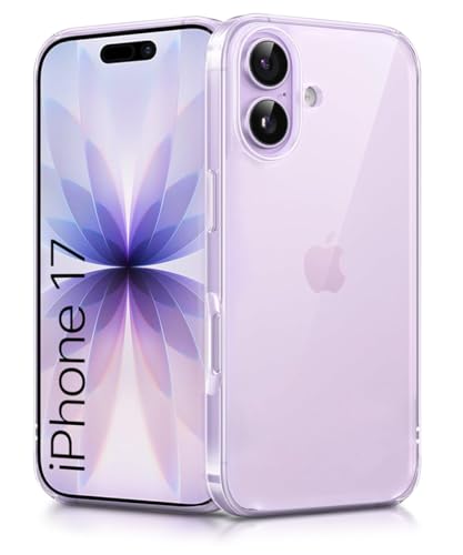 Image of WOW IMAGINE Transparent Back Cover Case for iPhone 17 2025 | Raised Bumps for Full Device & Camera Protection Shockproof TPU Silicone Back Case Mobile Cover - Transparent