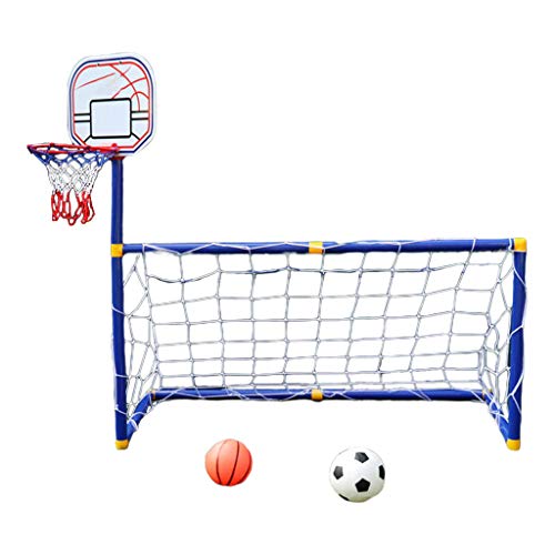 But de football et basket enfant pour occuper les petits dans le jardin