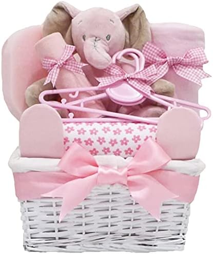 Panier Garni En Osier A Offrir Pour Naissances Et Fetes Prenatales Rose Blanc Amazon Fr Bebe Et Puericulture Panier Garni En Osier A Offrir Pour Naissances Et Fetes Prenatales Rose Blanc Amazon Fr Bebe Et Puericulture