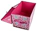 Clever Creations Pink Cottage-Style House Collapsible Toy Storage Organizer Sturdy Toy Box Folding Storage for Child’s Bedroom | Perfect Size Toy Chest for Organizing Books, Toys, Clothes, Shoes