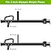 SELEWARE Adjustable Lever Arms Jammer Arms for 3'' x 3'' Power Racks with 5/8
