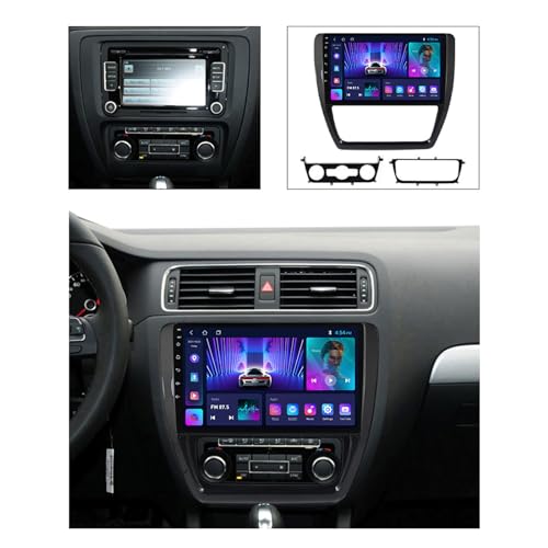 Autoradio Bluetooth Android 13 pour VW Sagitar 2012 2013 2014 2015 2016 avec multimédia