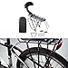 Menolana Bike Rear Cargo Rack Aluminum Alloy, Accessories Durability Back Seat Sturdy Bracket Direct Replaces Carrier Bicycle Carrier, Style D