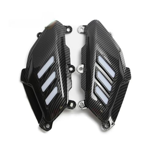 Coque en plastique moto motif fibre carbone Nmax 155 pour une protection durable