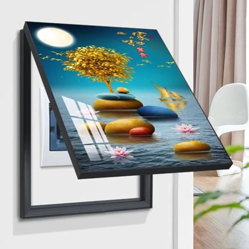 Peinture décorative pour boîtier de compteur YVYKFZD 50x70cm