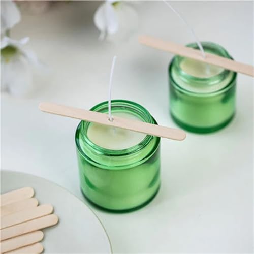 Soportes de mechas para velas, paquete de 50 unidades miniatura 4