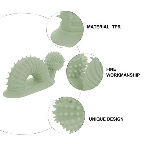 UKCOCO Brinquedos para Mastigar Cachorros Em Forma de Caracol Cachorro Escova de Dentes Brinquedos B