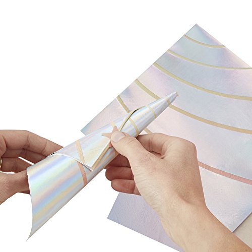 Ginger Ray Iridescent Foiled Unicorn Horn Party Paper Napkins 10 Pack