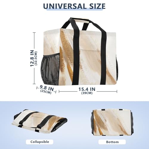 Reusable Pool Bag with Waterproof Coating Stylish Beach Tote3