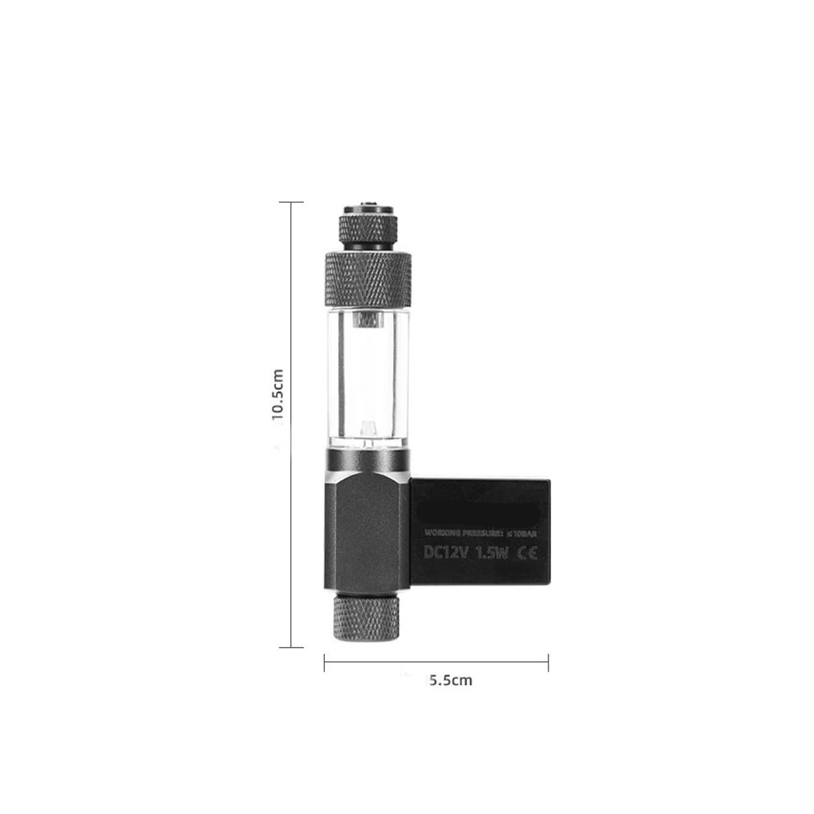 Aquarium Co2 Regulator Mini System Carbon Dioxide Reducer Solenoid Valve Cylinder Accessories Fishing Tank Kit Bubble(PURPLE)