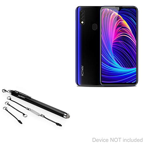 Hotwav Pearl K2 Stylus Pen, BoxWave [EverTouch Capacitive Stylus] Fiber Tip Capacitive Stylus Pen for Hotwav Pearl K2 - Jet Black