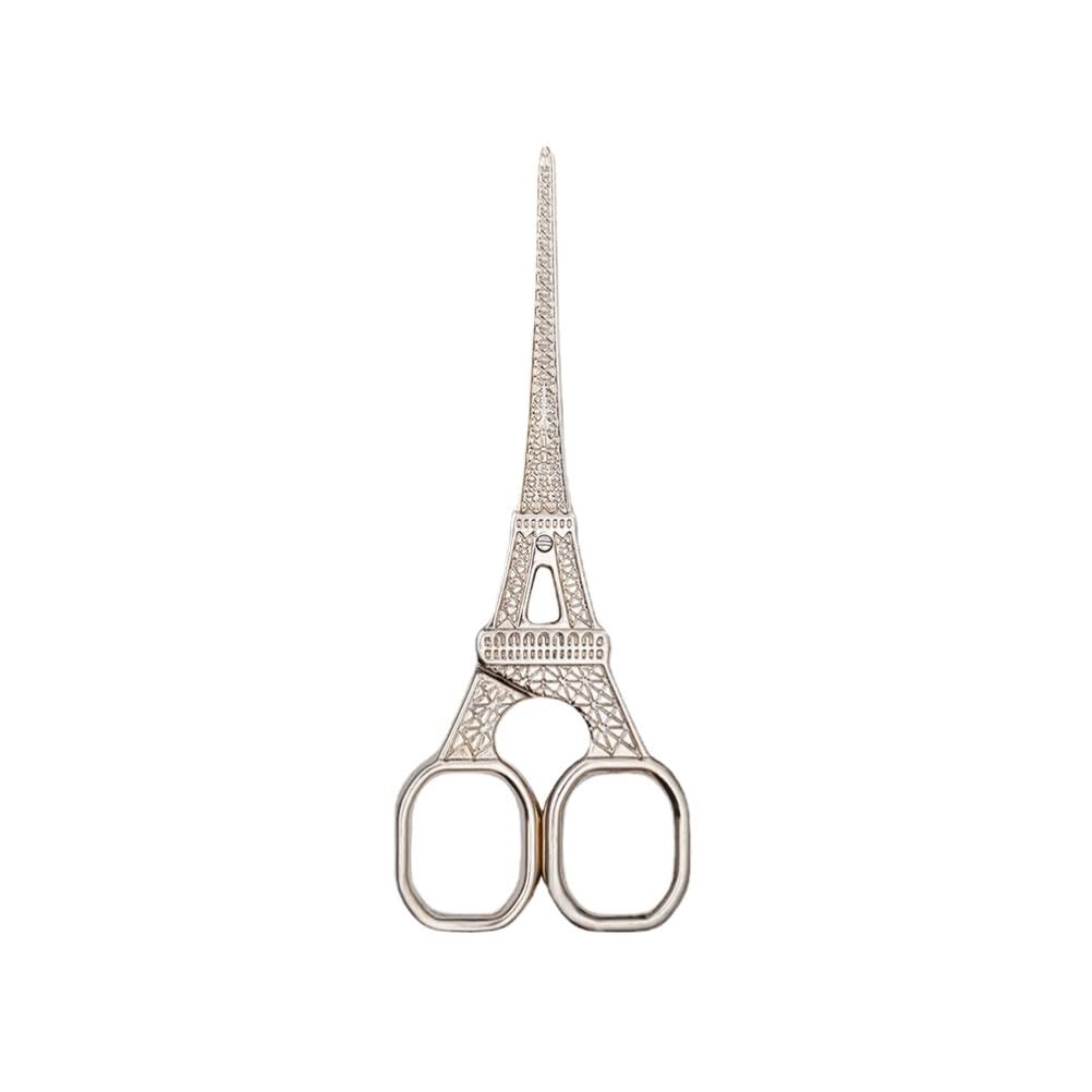 Anso B Stainless Steel Eiffel Tower Embroidery Scissors Diy Sewing Thread Cutter Tools (B)