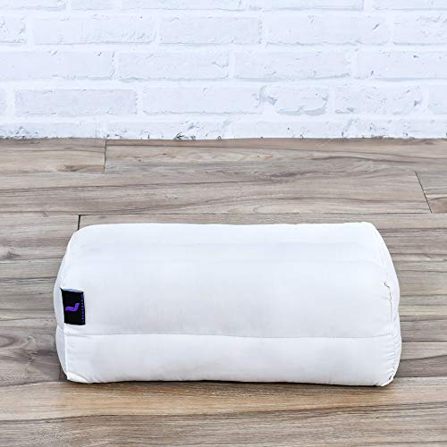 Leewadee Yoga Block Pilates Brick Eco-Friendly Organic and Natural, 14x7x5 inches, Kapok, Ecru