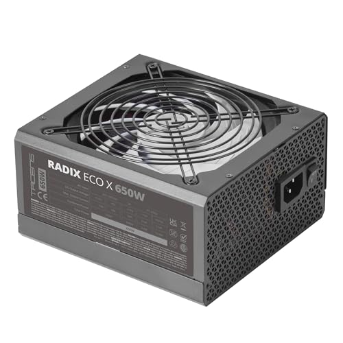 Tacens Radix Eco X 650, Fuente Alimentación PC ATX 650W, 6 Años Garantía, Tecnología Silenciosa...