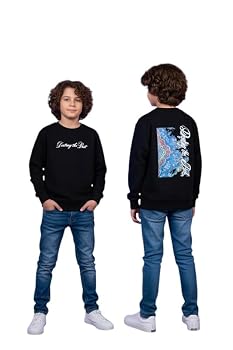Boys' sweatshirt with front and back print TWS2631