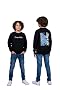 Boys' sweatshirt with front and back print TWS2631