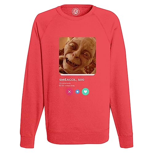 Sweat Smeagol Gollum Social Network pour homme en coton imprimé