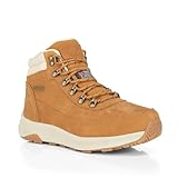Northwest Territory NEVIS - Botas de senderismo impermeables de piel nobuck para mujer, con agarre antideslizante, para senderos al aire libre y senderismo, marrón claro, 38 EU
