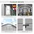 Amopatio Outdoor Storage Shed with Floor, 6x4.5 FT Lockable Plastic Tool Shed with Ventilation, Waterproof Resin Garden Sheds for Backyard, Patio, Lawn and Bike Grey