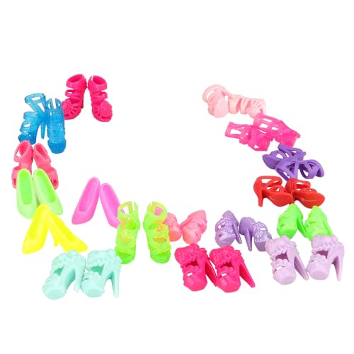 Miunana 50 Schuhe Zubehör Accessories Stiefel Pumps High Heels für 11,5 Zoll Mädchen Puppen