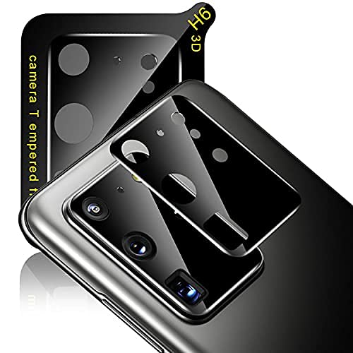 Image of for Samsung Galaxy S20 Ultra Camera Lens Protecter Tempered Glass [3D 9H Full Coverage 360 Degree protection Tempered Glass Film Bubble-Free Anti-Scratch Easy Install Ultra-Thin]-Black