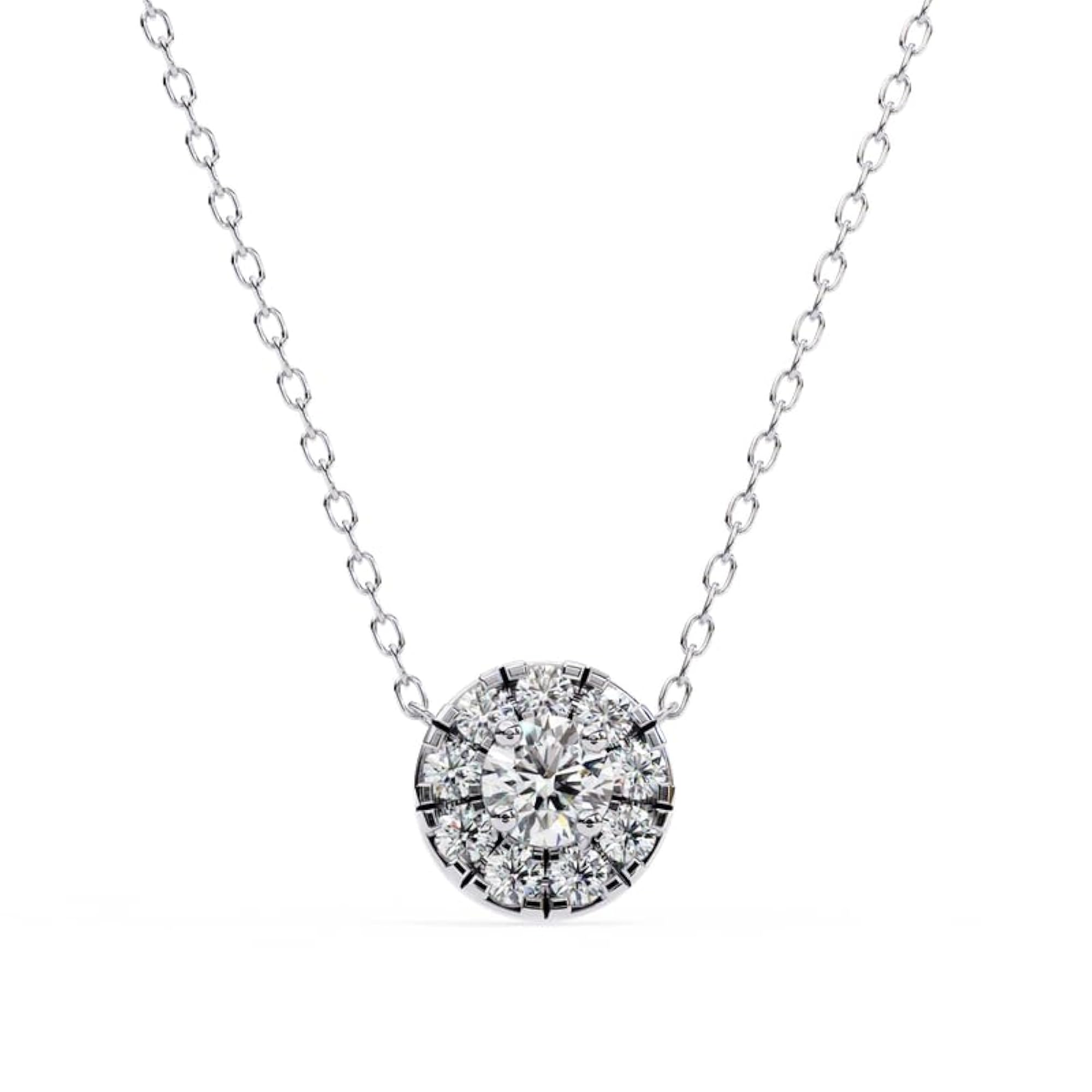 925 Sterling Silver Necklace with Fine Finish, Secure Clasp