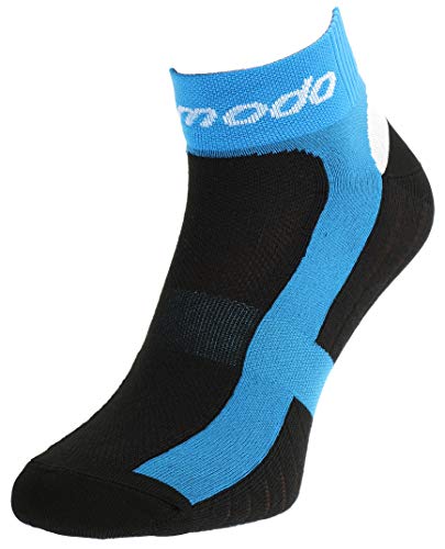 Preisvergleich Produktbild Comodo 1 Paar Bequeme Fahrrad-Socken / Funktionssocken / Bike / Mountainbike / Rennrad / Radfahren / Biking / Jogging-Socken / STB 35-38 Black / Blue