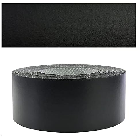 Mprofi MT® Cantoneras Laminadas Melamina 5m Rollo Negro Liso 45mm Cover
