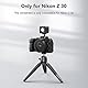 SMALLRIG Noise-Reduction Windsheild aus Nylon und Faser, mit Cold Shoe Adapter und Gummikissen für Nikon Z 30-3859